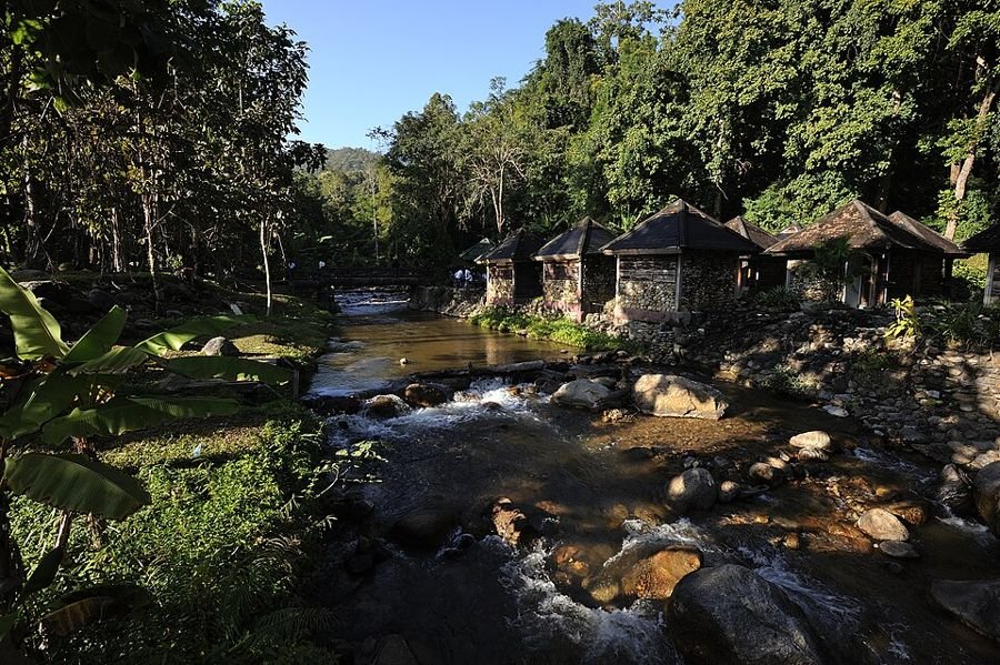 Chae Son Nationaal Park, Lampang, Thailand