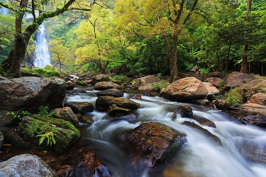 Khlong Lan Nationaal Park, Kamphaeng Phet, Thailand