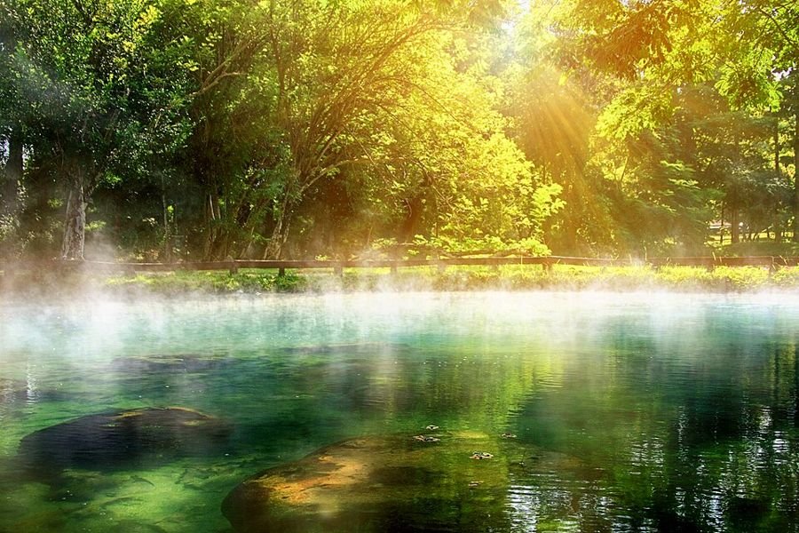 Lam Nam Kok Nationaal Park, Chiang Rai, Thailand