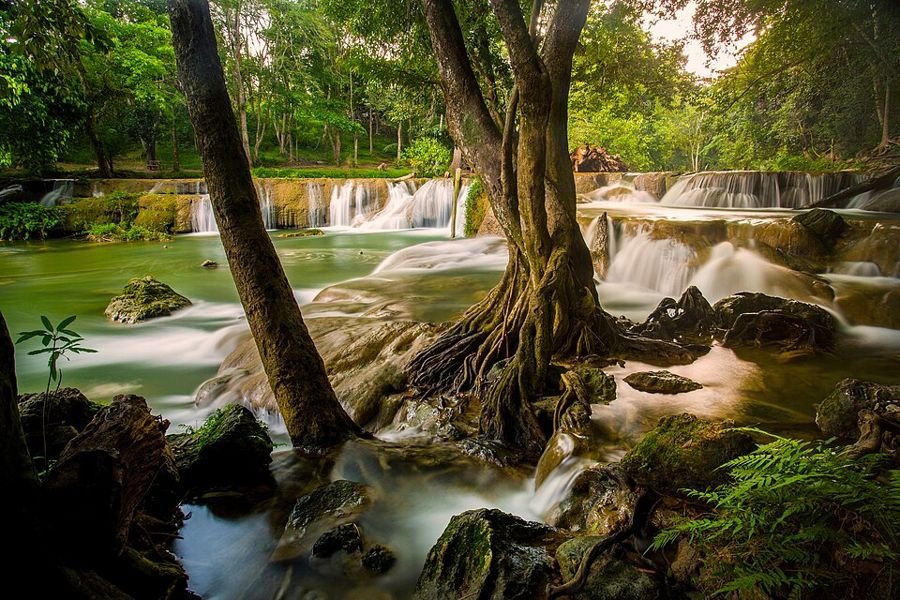 Namtok Chet Sao Noi Nationaal Park, Saraburi, Nakhon Ratchasima, Thailand