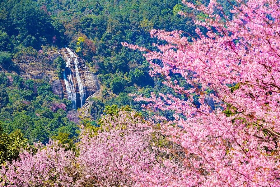 Siriphum waterval, Chiang Mai, Thailand