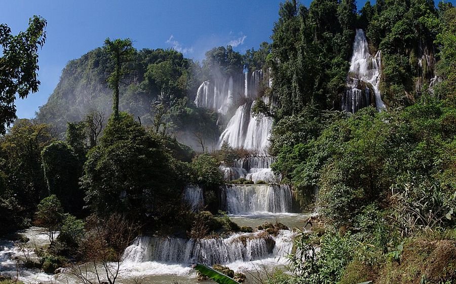 Thi Lo Su waterval, Tak, Thailand