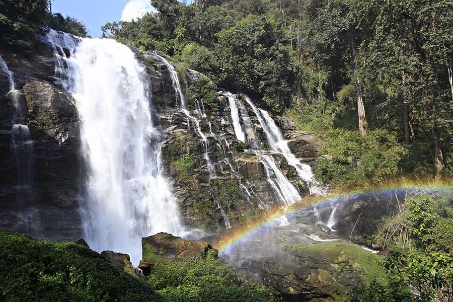 Wachirathan waterval, Chiang Mai, Thailand